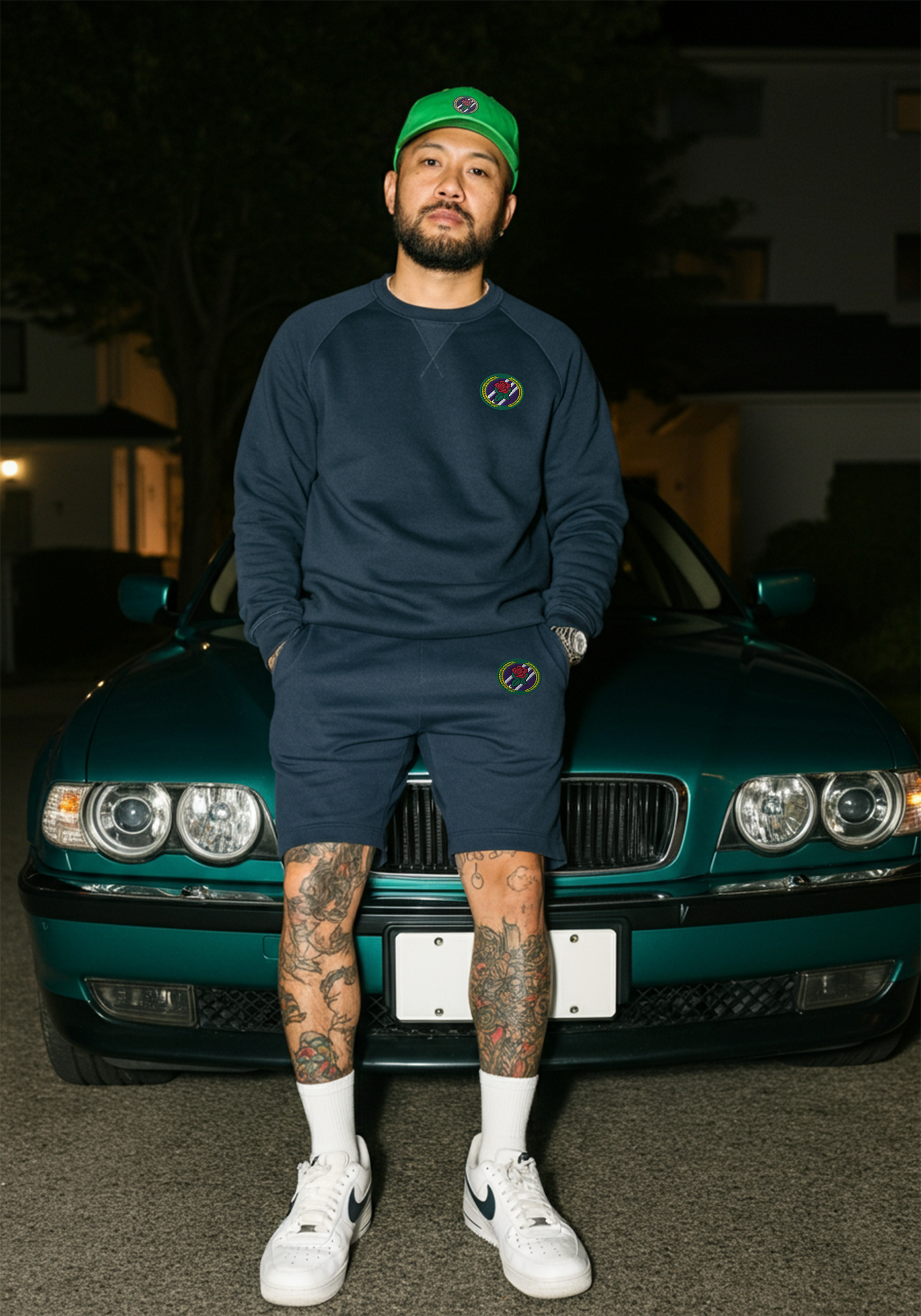 Rosehill Navy Crew Neck