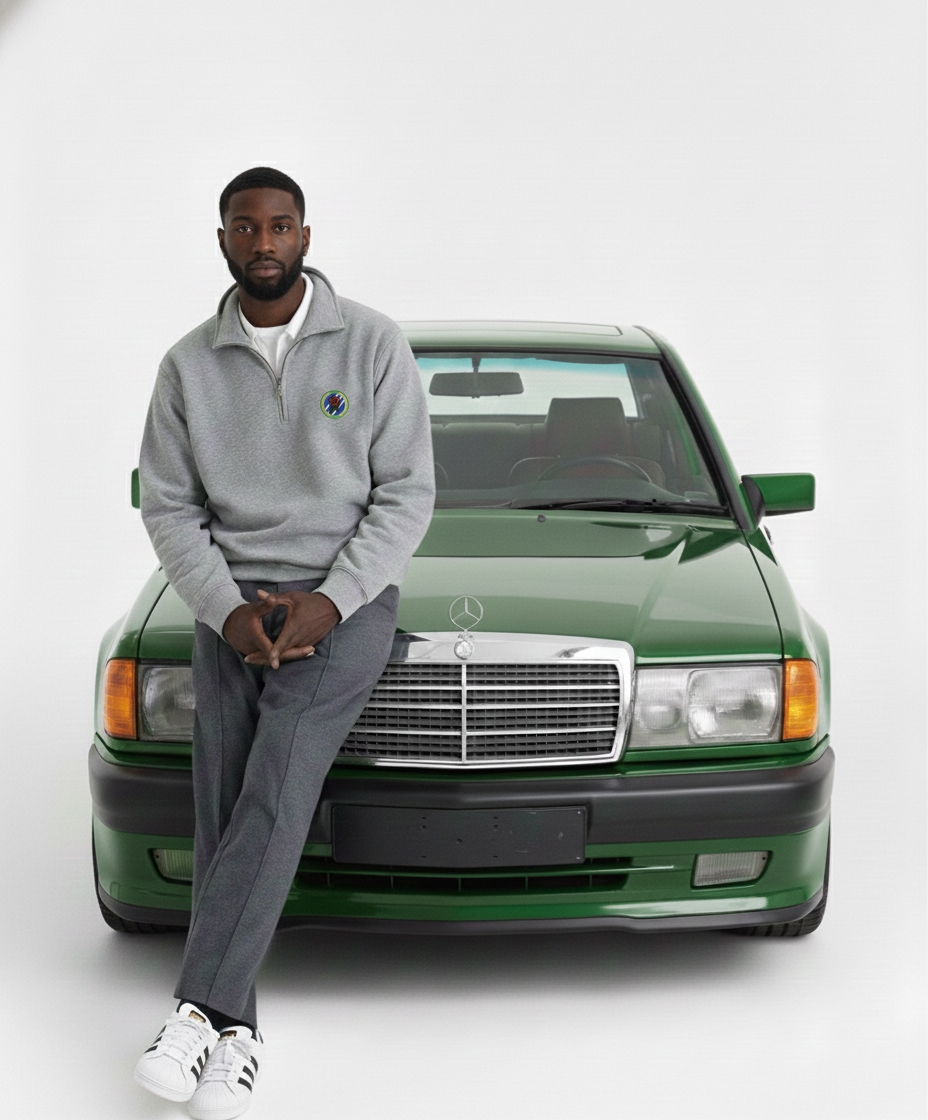 Rosehill Gray half-zip