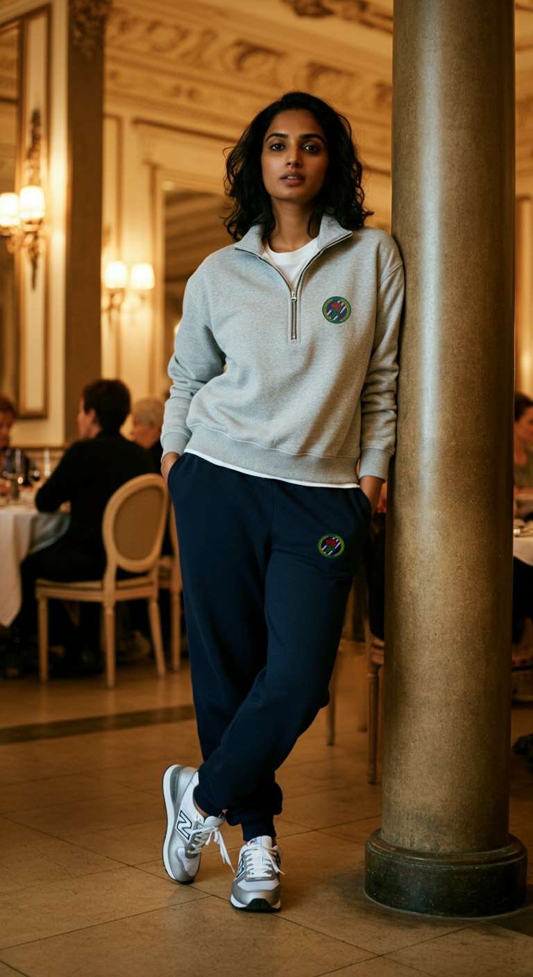 Rosehill Gray half-zip