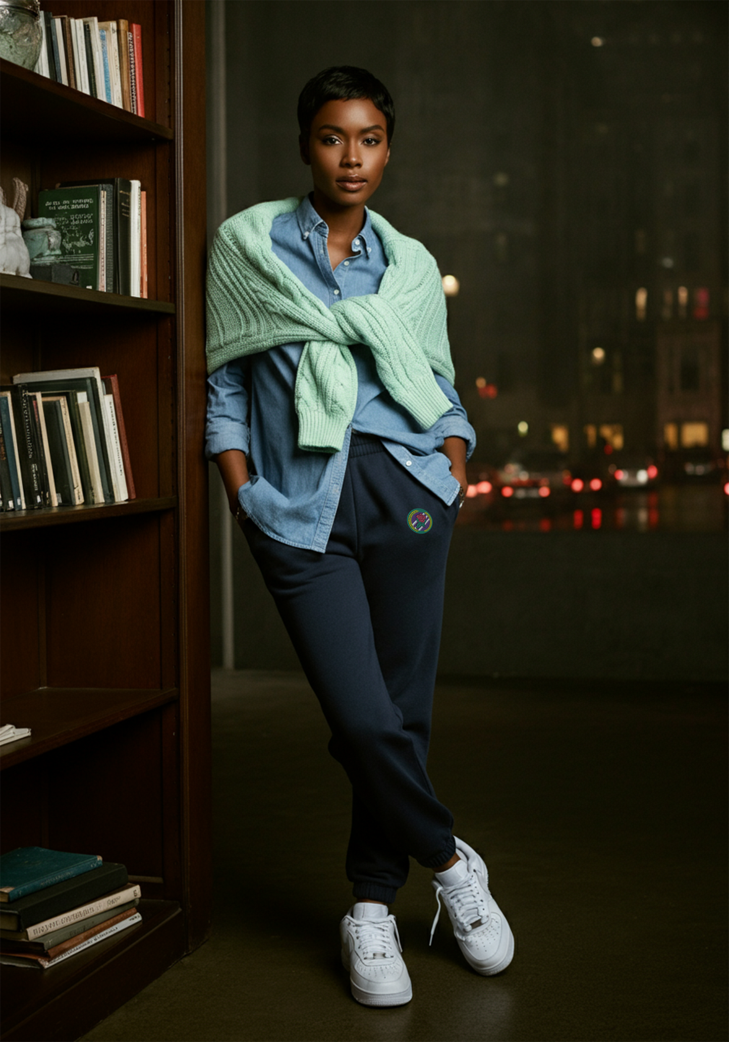 Rosehill Navy Sweatpants