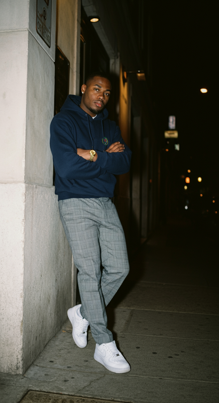 Rosehill Navy Hoodie