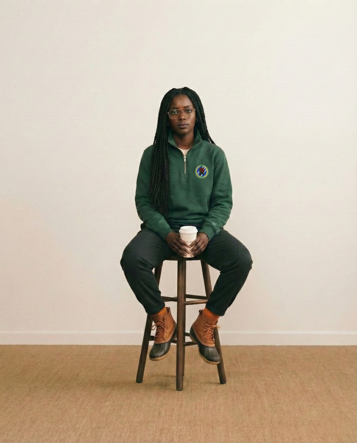 Rosehill Hunter Green half-zip